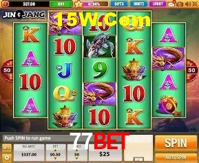 Jackpots e promoções na 77bet